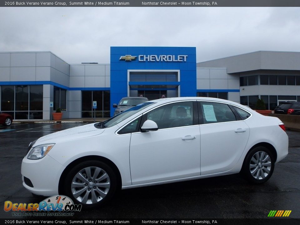 2016 Buick Verano Verano Group Summit White / Medium Titanium Photo #1