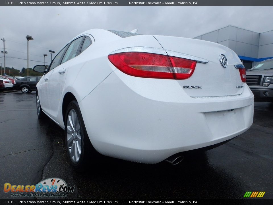 2016 Buick Verano Verano Group Summit White / Medium Titanium Photo #5