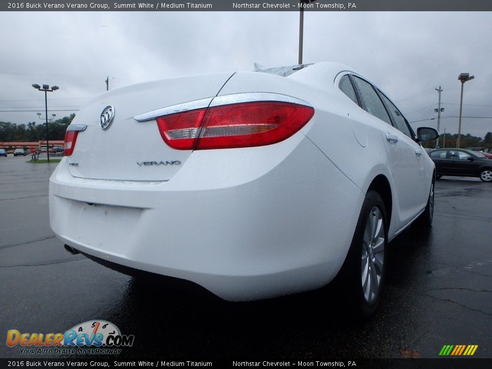 2016 Buick Verano Verano Group Summit White / Medium Titanium Photo #7