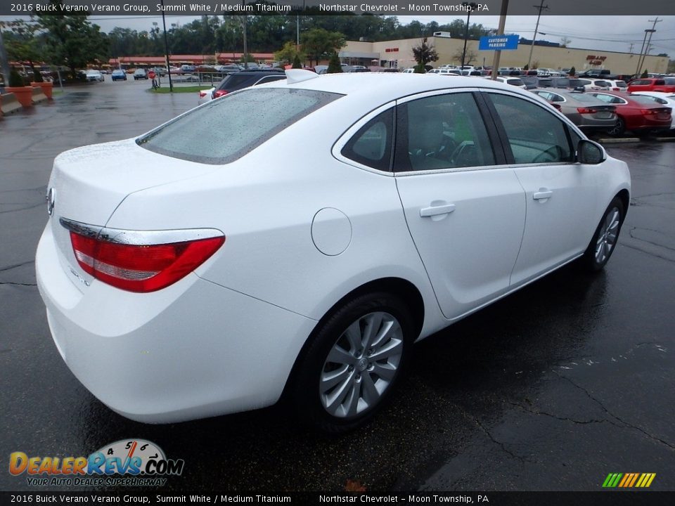 2016 Buick Verano Verano Group Summit White / Medium Titanium Photo #8