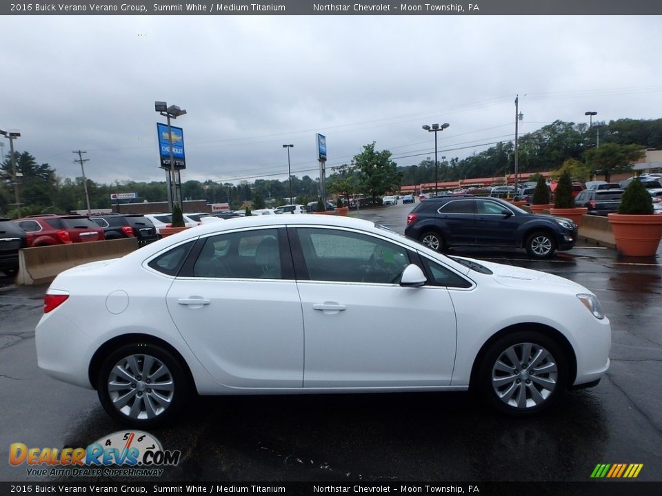 2016 Buick Verano Verano Group Summit White / Medium Titanium Photo #9