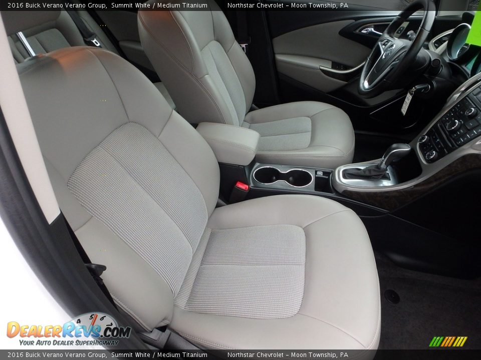 2016 Buick Verano Verano Group Summit White / Medium Titanium Photo #14