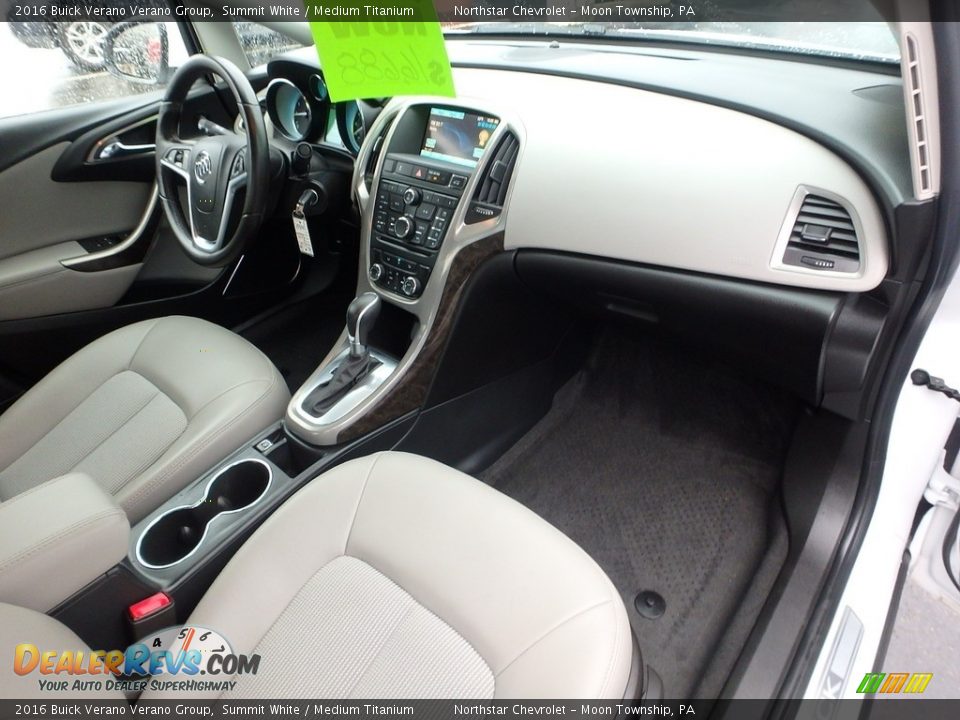 2016 Buick Verano Verano Group Summit White / Medium Titanium Photo #15