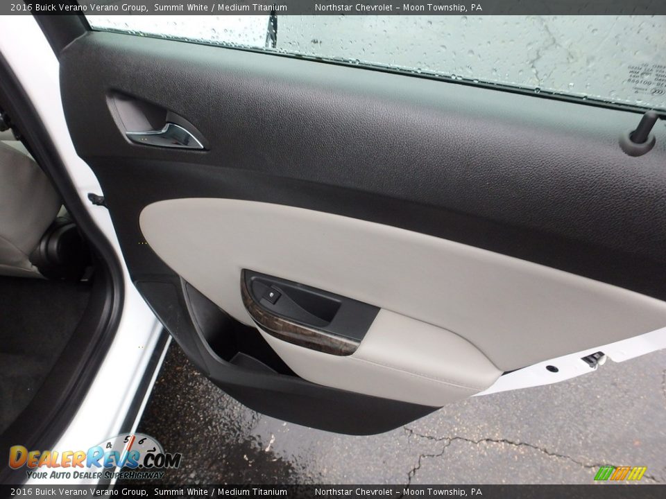 2016 Buick Verano Verano Group Summit White / Medium Titanium Photo #18