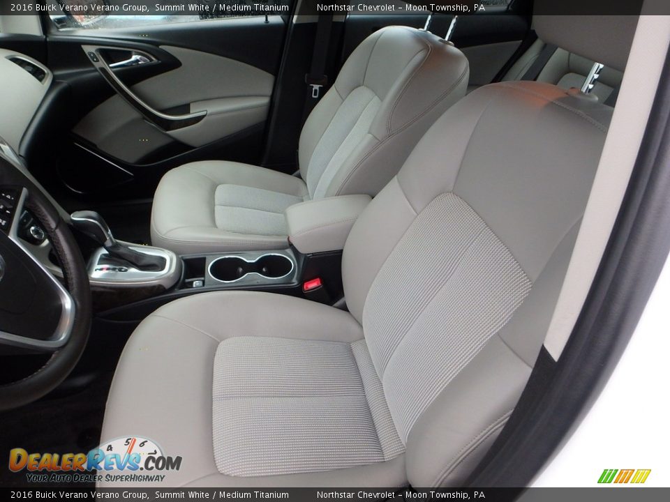 2016 Buick Verano Verano Group Summit White / Medium Titanium Photo #19