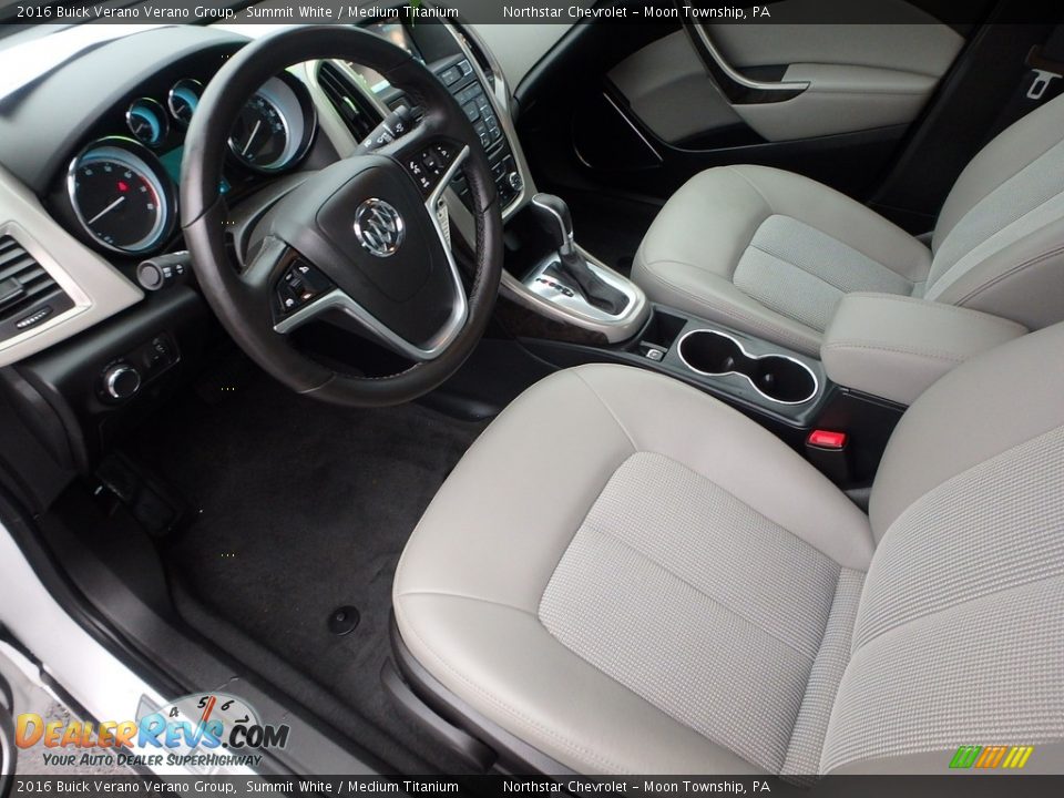 2016 Buick Verano Verano Group Summit White / Medium Titanium Photo #24
