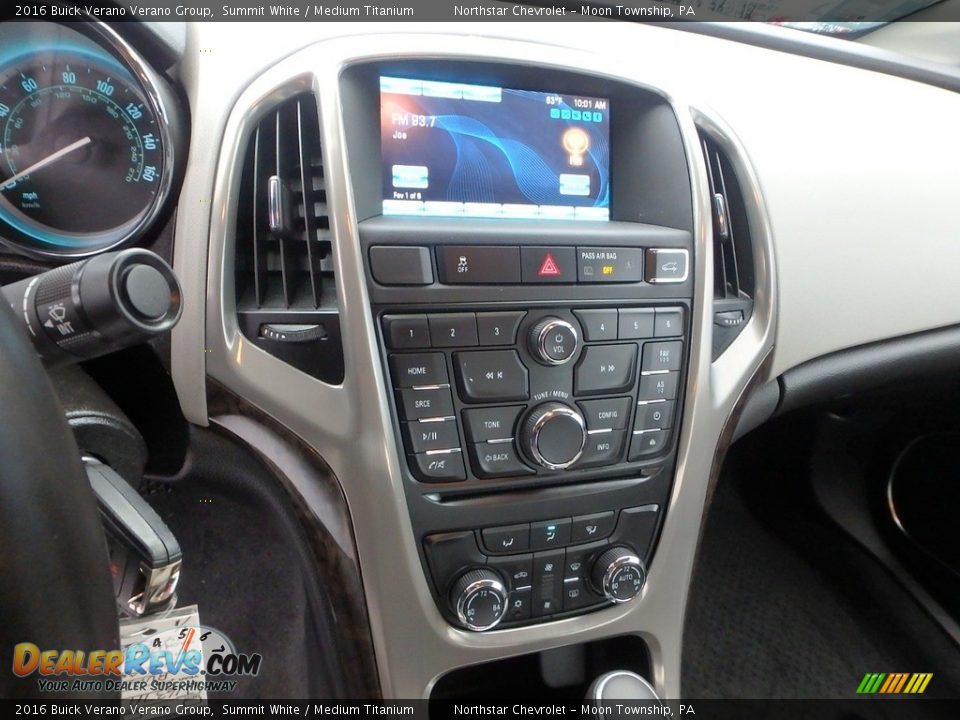 2016 Buick Verano Verano Group Summit White / Medium Titanium Photo #27