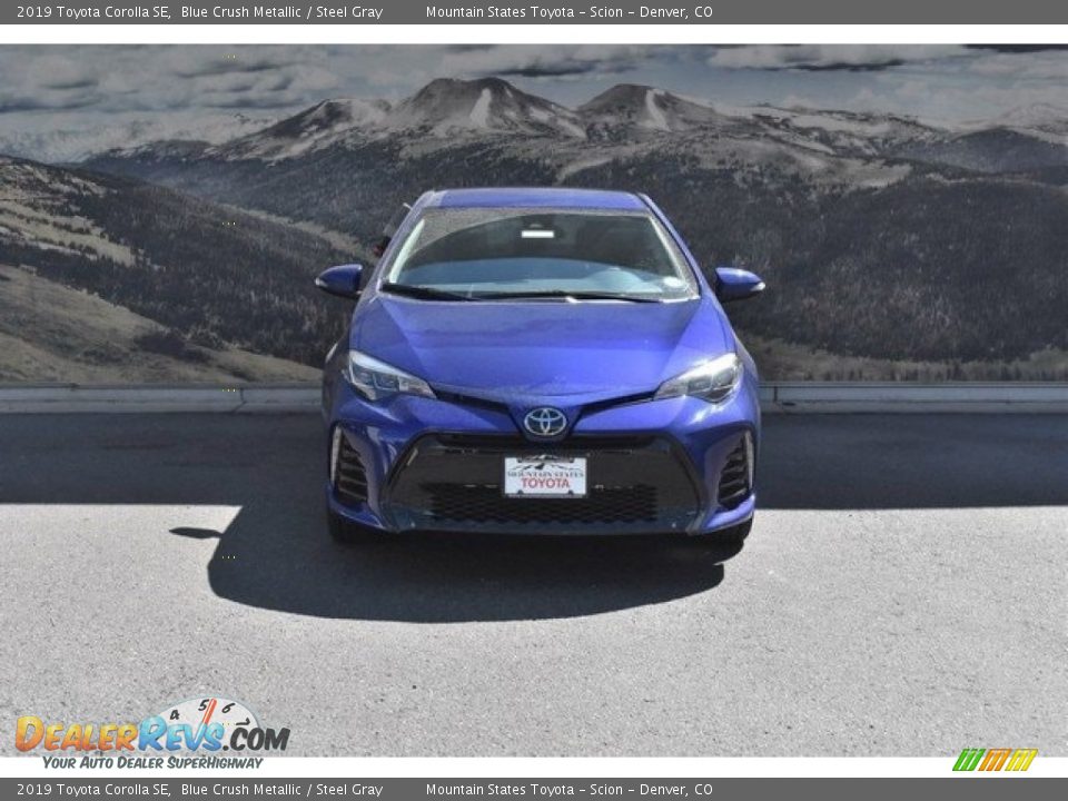 2019 Toyota Corolla SE Blue Crush Metallic / Steel Gray Photo #2