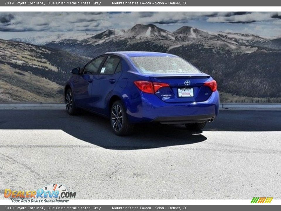2019 Toyota Corolla SE Blue Crush Metallic / Steel Gray Photo #3
