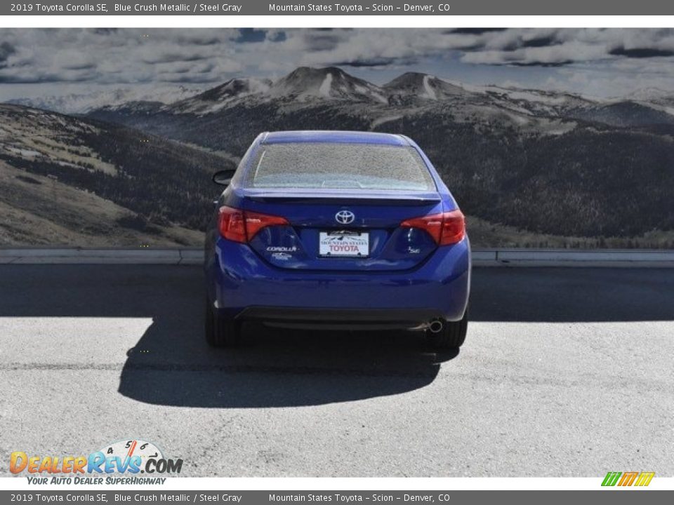 2019 Toyota Corolla SE Blue Crush Metallic / Steel Gray Photo #4