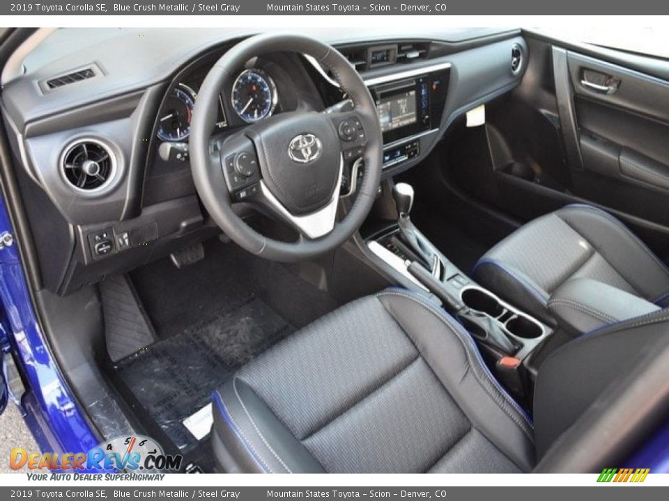 Steel Gray Interior - 2019 Toyota Corolla SE Photo #5