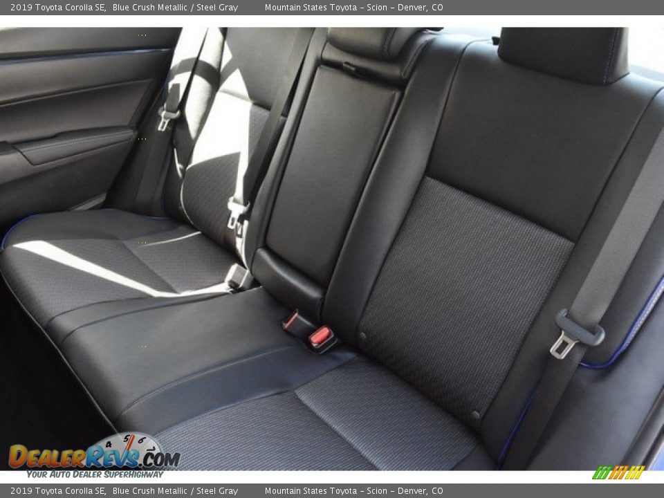 2019 Toyota Corolla SE Blue Crush Metallic / Steel Gray Photo #15