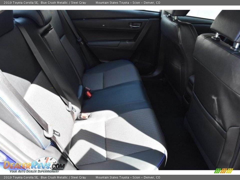 2019 Toyota Corolla SE Blue Crush Metallic / Steel Gray Photo #17