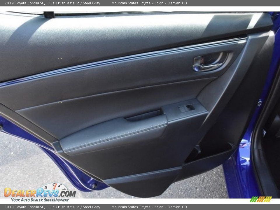 2019 Toyota Corolla SE Blue Crush Metallic / Steel Gray Photo #20