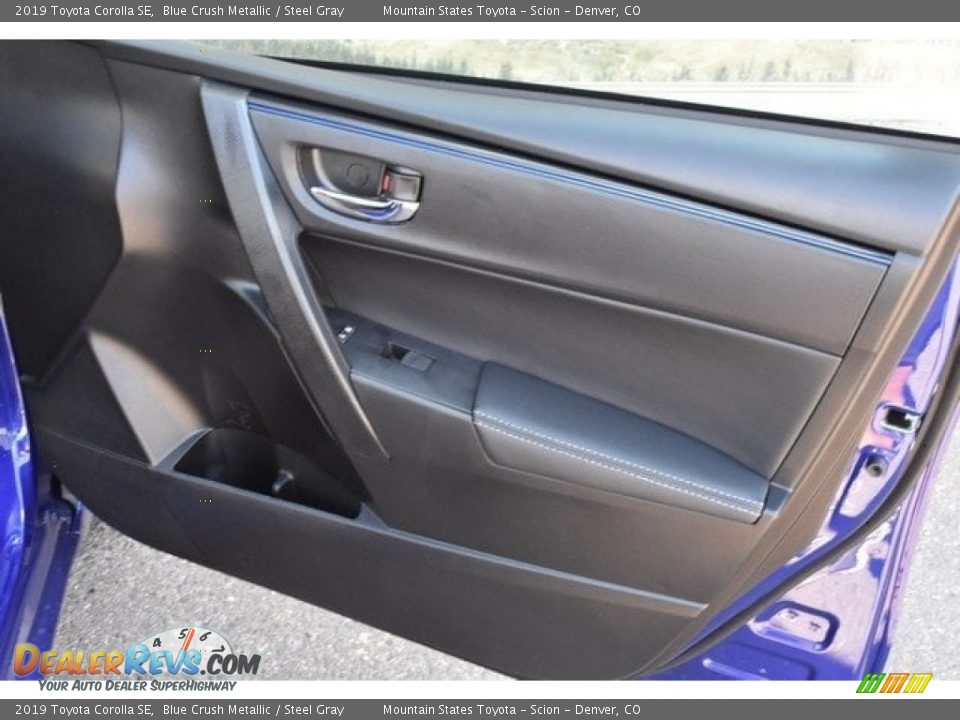 2019 Toyota Corolla SE Blue Crush Metallic / Steel Gray Photo #21