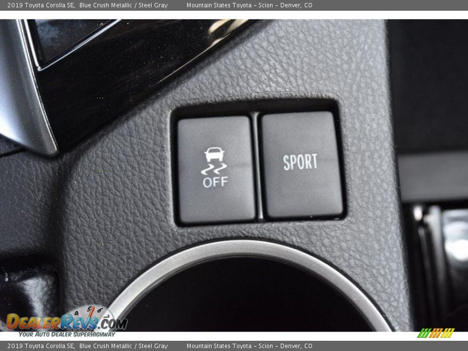 2019 Toyota Corolla SE Blue Crush Metallic / Steel Gray Photo #29