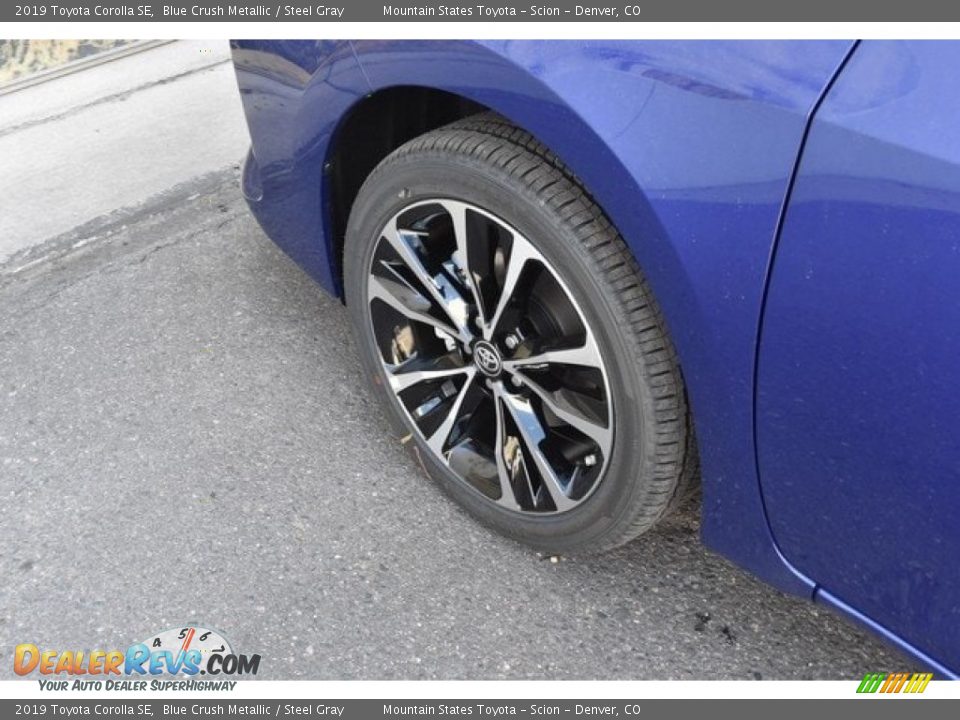 2019 Toyota Corolla SE Blue Crush Metallic / Steel Gray Photo #32