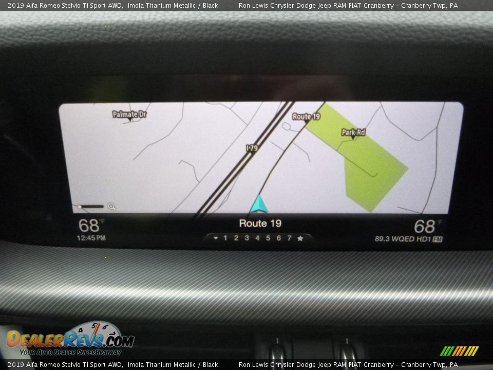 Navigation of 2019 Alfa Romeo Stelvio Ti Sport AWD Photo #22