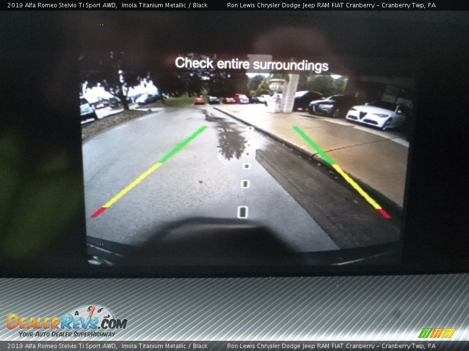 2019 Alfa Romeo Stelvio Ti Sport AWD Imola Titanium Metallic / Black Photo #24