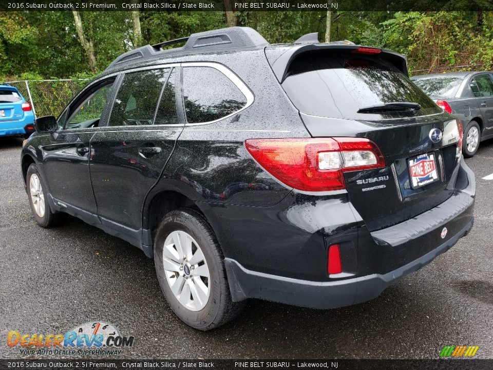 2016 Subaru Outback 2.5i Premium Crystal Black Silica / Slate Black Photo #2