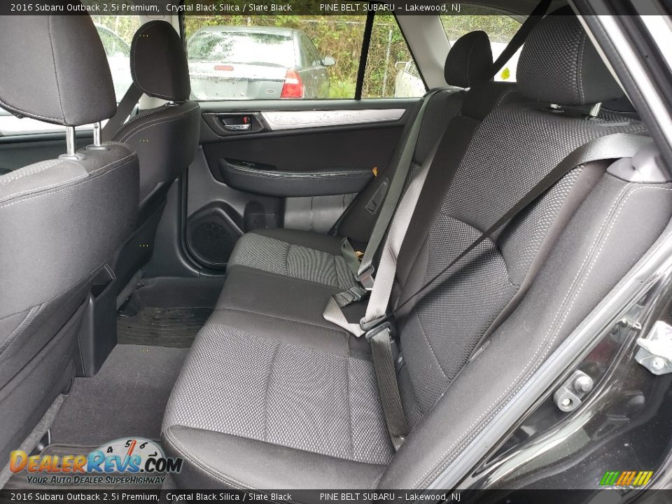 2016 Subaru Outback 2.5i Premium Crystal Black Silica / Slate Black Photo #3