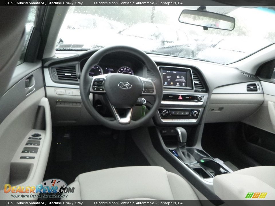 Gray Interior - 2019 Hyundai Sonata SE Photo #10