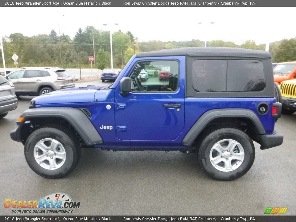 Ocean Blue Metallic 2018 Jeep Wrangler Sport 4x4 Photo #2
