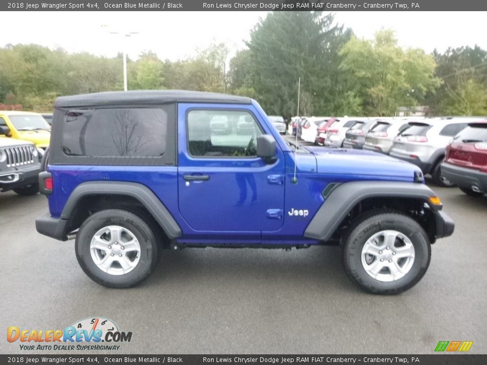 Ocean Blue Metallic 2018 Jeep Wrangler Sport 4x4 Photo #6