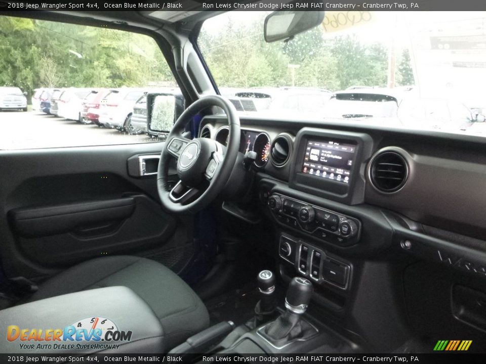 2018 Jeep Wrangler Sport 4x4 Ocean Blue Metallic / Black Photo #11