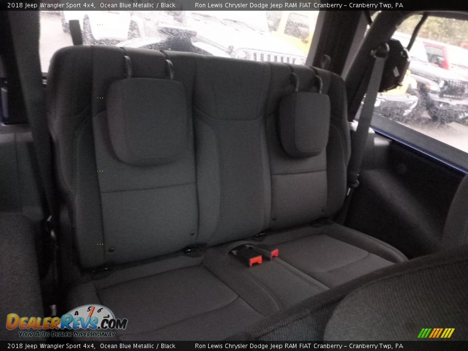 2018 Jeep Wrangler Sport 4x4 Ocean Blue Metallic / Black Photo #12