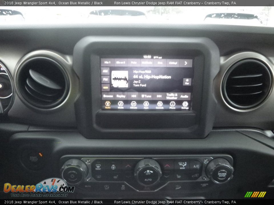 2018 Jeep Wrangler Sport 4x4 Ocean Blue Metallic / Black Photo #16