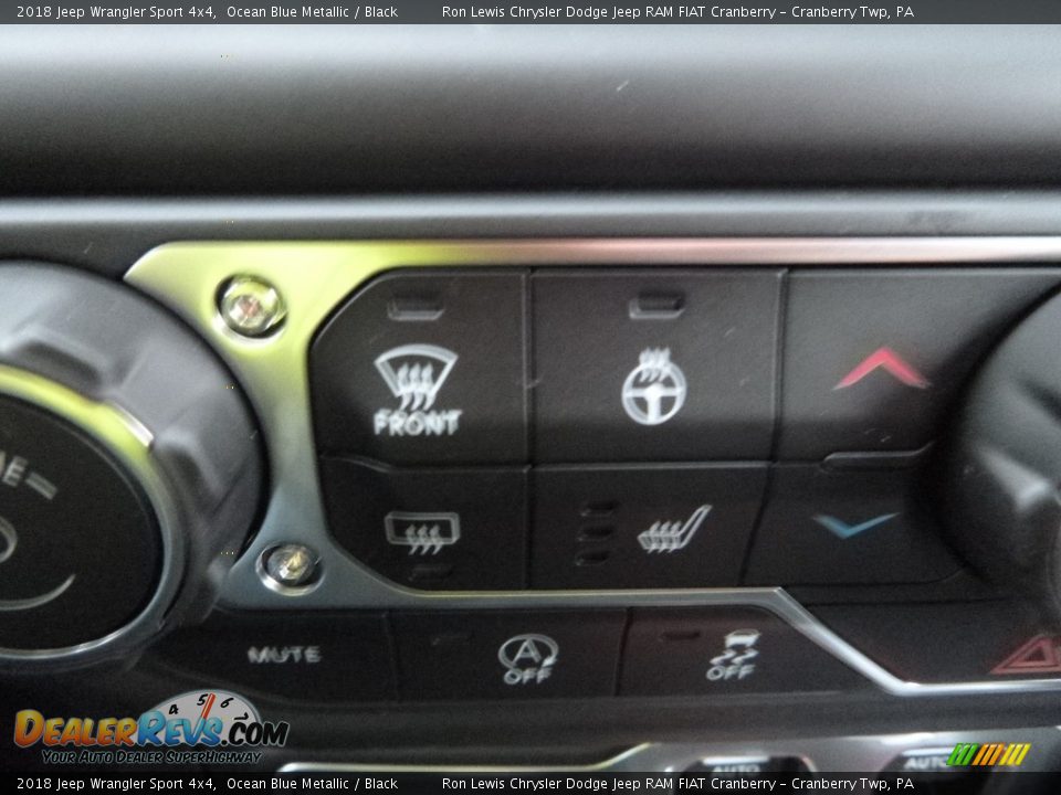 2018 Jeep Wrangler Sport 4x4 Ocean Blue Metallic / Black Photo #17