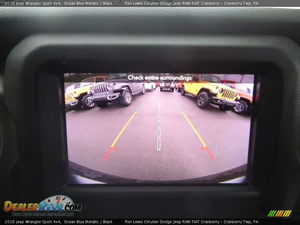 2018 Jeep Wrangler Sport 4x4 Ocean Blue Metallic / Black Photo #18