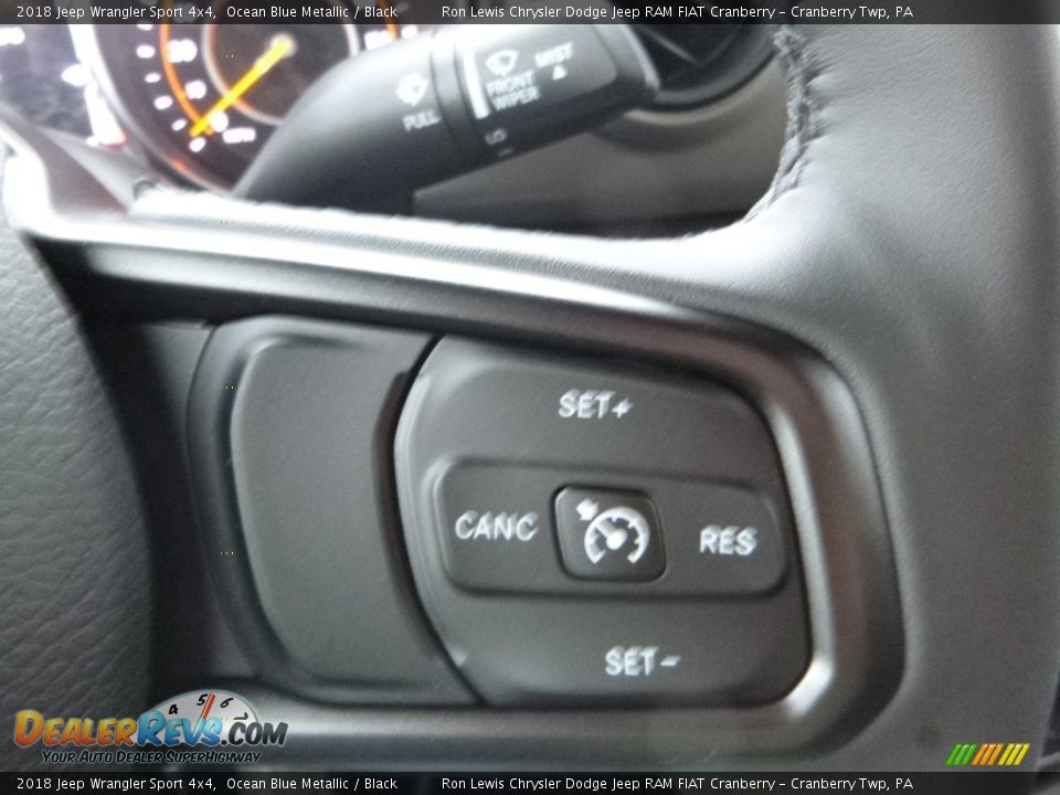 2018 Jeep Wrangler Sport 4x4 Ocean Blue Metallic / Black Photo #19