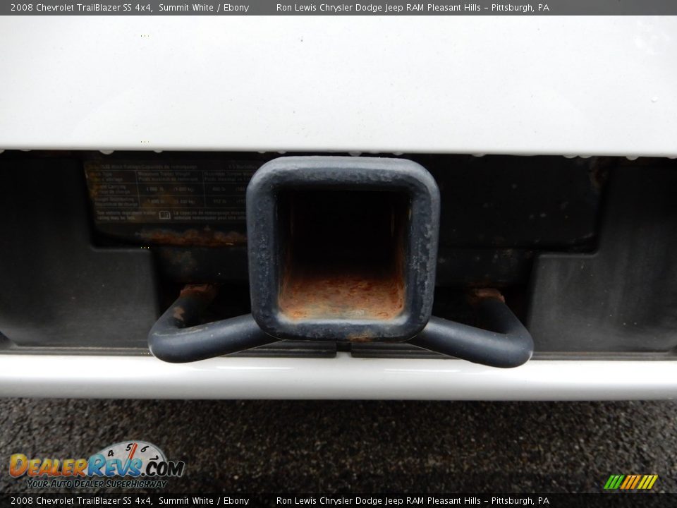 2008 Chevrolet TrailBlazer SS 4x4 Summit White / Ebony Photo #5