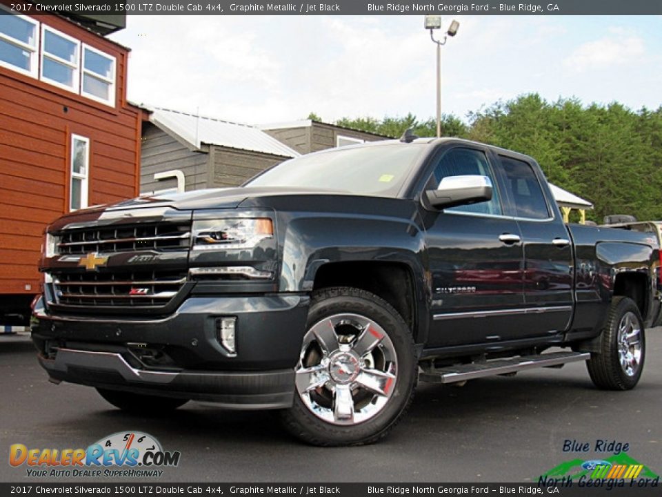 2017 Chevrolet Silverado 1500 LTZ Double Cab 4x4 Graphite Metallic / Jet Black Photo #1