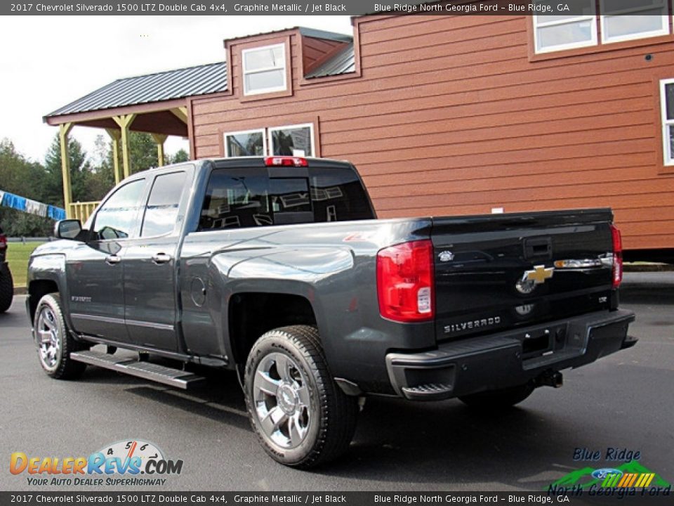 2017 Chevrolet Silverado 1500 LTZ Double Cab 4x4 Graphite Metallic / Jet Black Photo #3