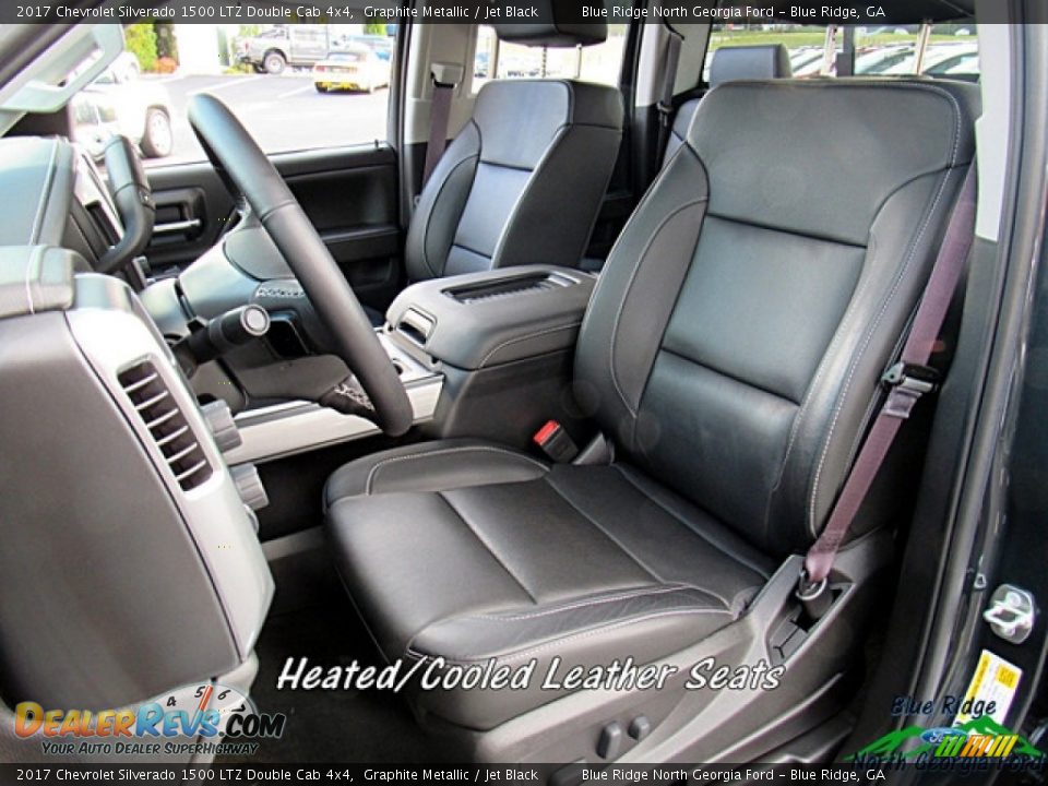 2017 Chevrolet Silverado 1500 LTZ Double Cab 4x4 Graphite Metallic / Jet Black Photo #11