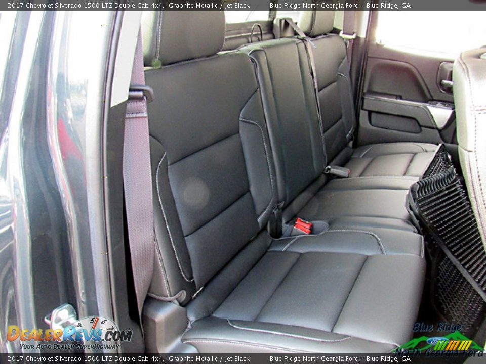 2017 Chevrolet Silverado 1500 LTZ Double Cab 4x4 Graphite Metallic / Jet Black Photo #14