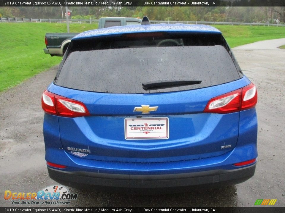 2019 Chevrolet Equinox LS AWD Kinetic Blue Metallic / Medium Ash Gray Photo #3
