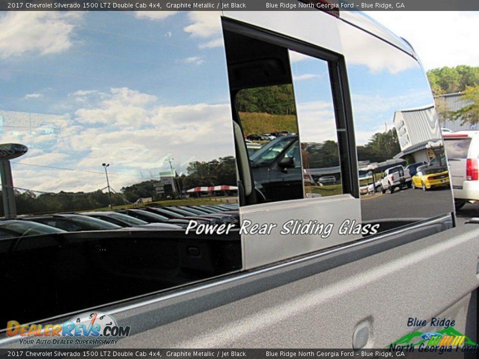 2017 Chevrolet Silverado 1500 LTZ Double Cab 4x4 Graphite Metallic / Jet Black Photo #26