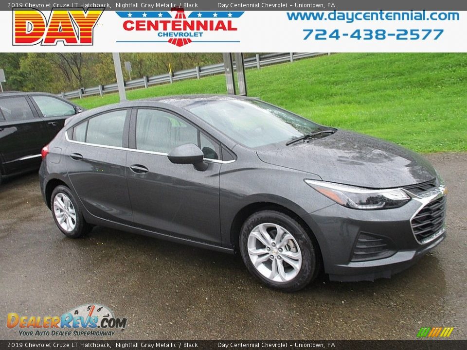 2019 Chevrolet Cruze LT Hatchback Nightfall Gray Metallic / Black Photo #1