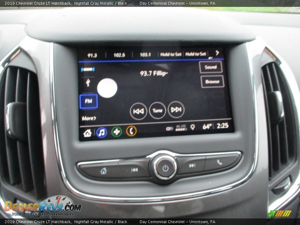 2019 Chevrolet Cruze LT Hatchback Nightfall Gray Metallic / Black Photo #11