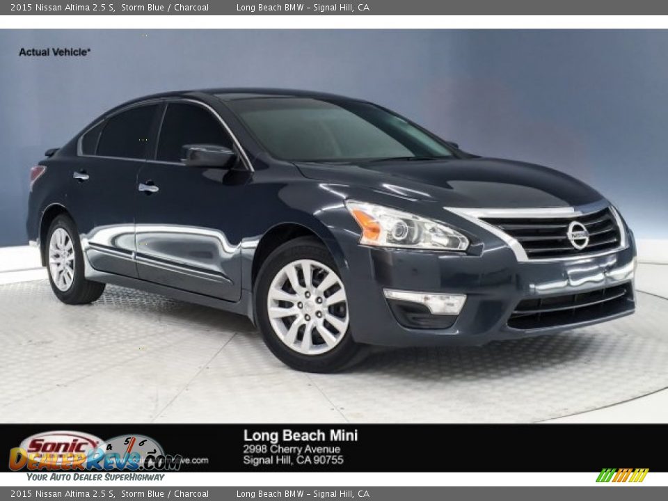 2015 Nissan Altima 2.5 S Storm Blue / Charcoal Photo #1