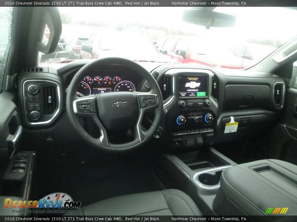 Front Seat of 2019 Chevrolet Silverado 1500 LT Z71 Trail Boss Crew Cab 4WD Photo #13