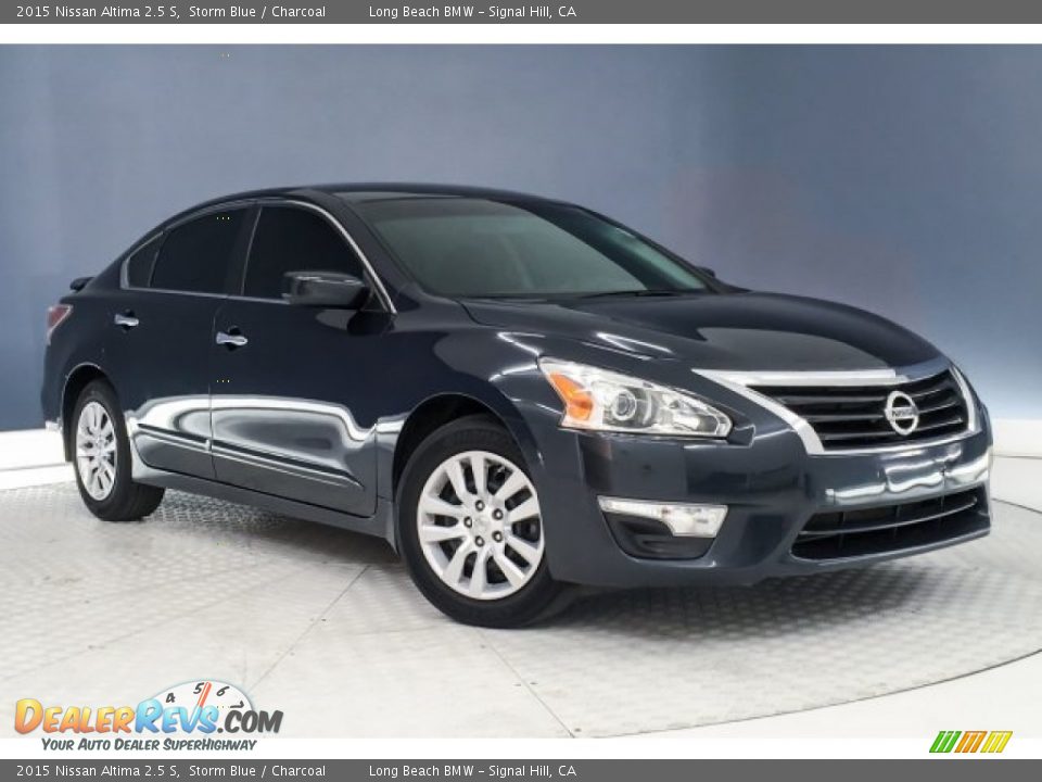 2015 Nissan Altima 2.5 S Storm Blue / Charcoal Photo #14