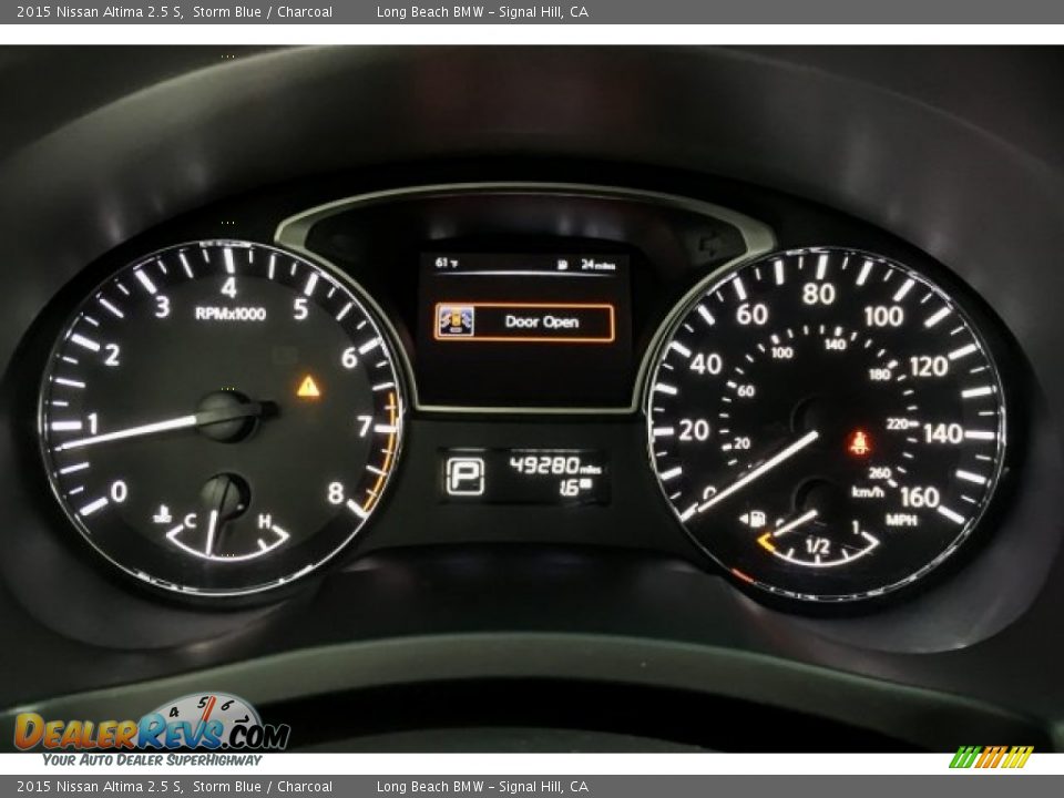 2015 Nissan Altima 2.5 S Storm Blue / Charcoal Photo #15