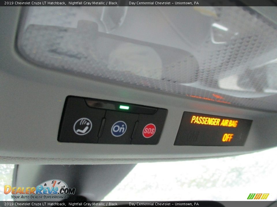 2019 Chevrolet Cruze LT Hatchback Nightfall Gray Metallic / Black Photo #13