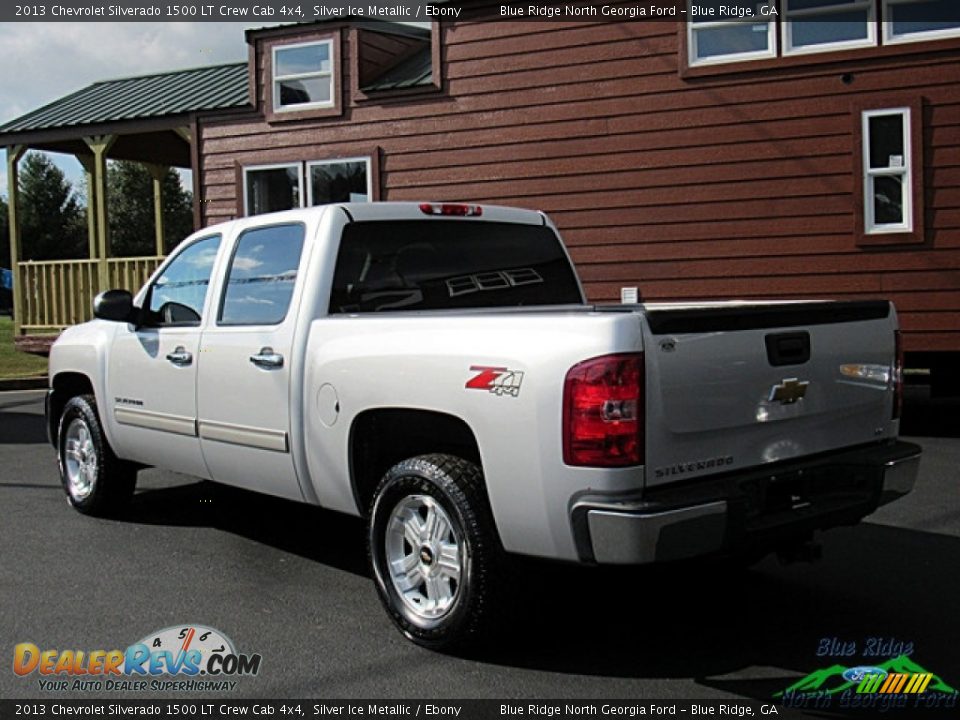 2013 Chevrolet Silverado 1500 LT Crew Cab 4x4 Silver Ice Metallic / Ebony Photo #3