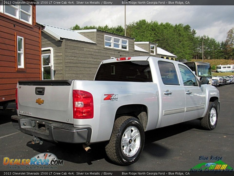 2013 Chevrolet Silverado 1500 LT Crew Cab 4x4 Silver Ice Metallic / Ebony Photo #5